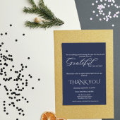 Minimalistische Aufwertung von blauen und weißen S Einladung