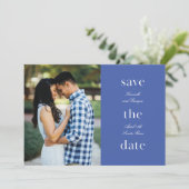 Minimalistische Aufzeichnung Rett-The-Date (Stehend Vorderseite)