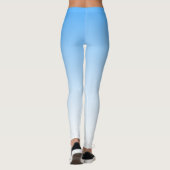 Minimalistische Ausrichtung mit Ihrem Namen auf Sk Leggings (Rückseite)