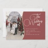 Minimalistische Ausschreibung für Einladung (Vorderseite)