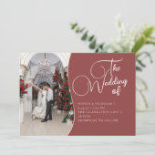 Minimalistische Ausschreibung für Einladung (Stehend Vorderseite)