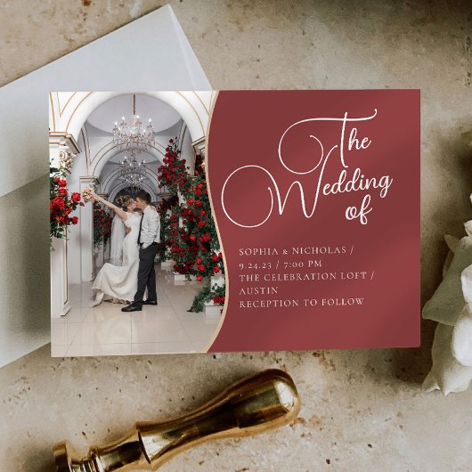 Minimalistische Ausschreibung für Einladung