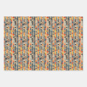 Minimalistische australische Aborigine-Kunst: verb Geschenkpapier Set (Vorderseite 3)