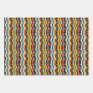Minimalistische australische Aborigine-Kunst: verb Geschenkpapier Set