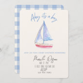 Minimalistische Baby-Baby-Dusche Einladung (Vorne/Hinten)