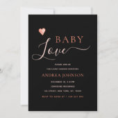 Minimalistische Baby Liebe Valentine's Day Kinderd Save The Date (Vorderseite)