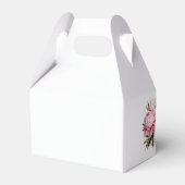 Minimalistische Babydusche Geschenkschachtel (Rückseite)