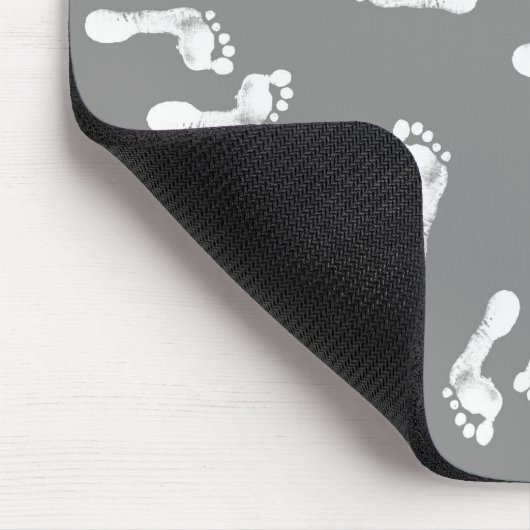Minimalistische Babynahrung Mousepad (Ecke)
