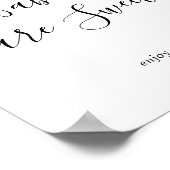 Minimalistische Babys sind süß Genießen Sie eine L Poster (Ecke)