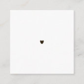 Minimalistische Bärendusche-Windelraffinerie Begleitkarte (Rückseite)