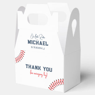 Minimalistische Baseball-Stiches Gable-Geschenkbox Geschenkschachtel