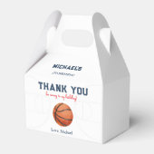 Minimalistische Basketball-Gable-Geschenkboxen Geschenkschachtel (Rückseite)