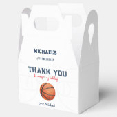 Minimalistische Basketball-Gable-Geschenkboxen Geschenkschachtel (Geöffnet)