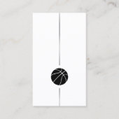 Minimalistische Basketball-Visitenkarte Visitenkarte (Vorderseite)