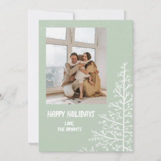 MINIMALISTISCHE BAUCHRISTMAS KARTE