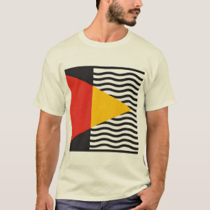 Minimalistische Bauhaus-Geometrische Abstrakte Kun T-Shirt