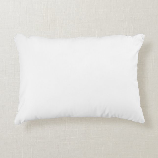 Minimalistische Baumwolle Akzent Pillow 12x16 Dekokissen (Vorderseite)