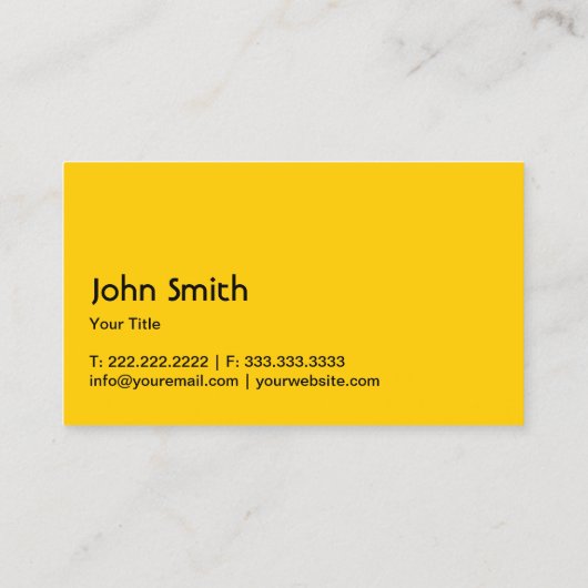 Minimalistische Bebauung Visitenkarte (Rückseite)