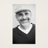 Minimalistische Beerdigungskarte (Vorderseite)