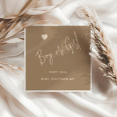 Minimalistische Begebenheit des männlichen oder we Serviette