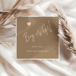 Minimalistische Begebenheit des männlichen oder we Serviette