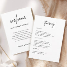 Minimalistische Begrüßungsreise