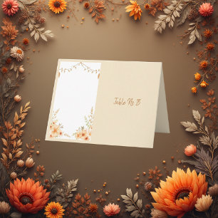 Minimalistische Beige Botanische Rahmen Hochzeitst Dankeskarte