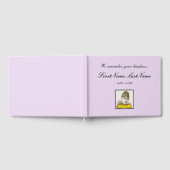 Minimalistische Beileid Gästebuch (Voll)