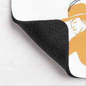 Minimalistische bekleidete Boho Frau Lineart Mousepad (Ecke)