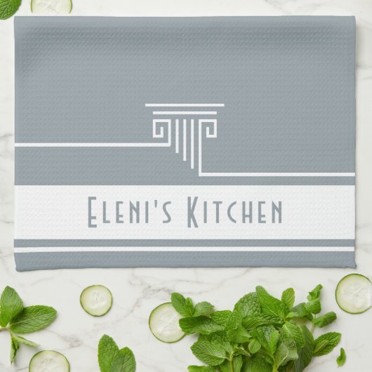 Minimalistische Benutzerdefiniert Geschirrtuch (Gefaltet)