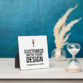 Minimalistische benutzerdefinierte personalisierte fotoplatte (InSitu)