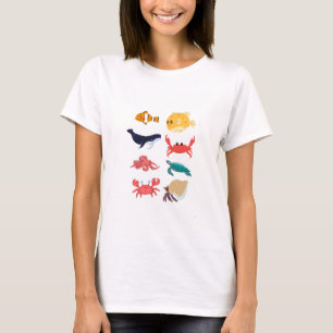 Minimalistische benutzerdefinierte T - Shirt
