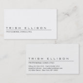 Minimalistische, benutzerdefinierte Vorlage für di Visitenkarte (Vorne/Hinten)