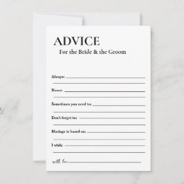 Minimalistische Beratung für Braut und Bräutigam