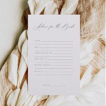 Minimalistische Beratung für das Bride Brautparty 