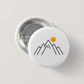 Minimalistische Berge: Ein naturlich Inspiriertes Button (Vorne & Hinten)