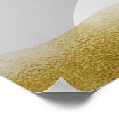 Minimalistische Berge Landschaft Elegante Hochzeit Poster (Ecke)