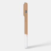 Minimalistische Berglandschaft iPhone Hülle (Linke Seite)