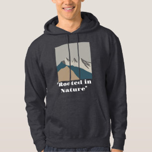 Minimalistische Bergwelt   Nature Inspiriert T- Hoodie