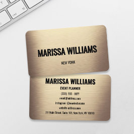 Minimalistische Berufliche Business Card Visitenkarte