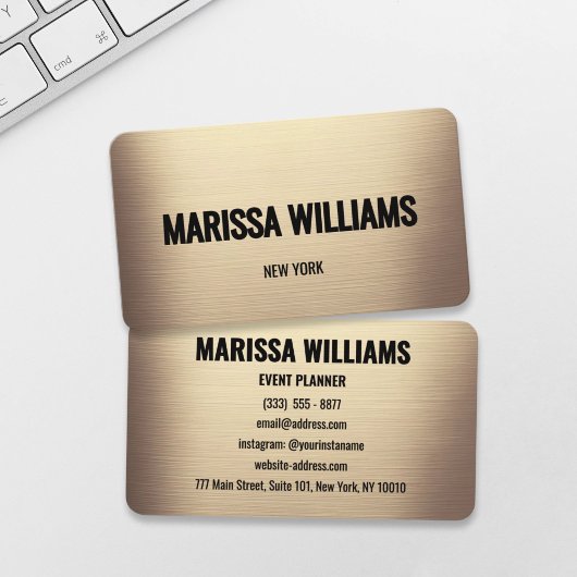 Minimalistische Berufliche Business Card Visitenkarte