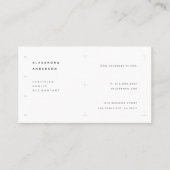 Minimalistische Berufliche CPA-Visitenkarte Visitenkarte (Vorderseite)