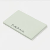 Minimalistische Berufliche einfache Post-it-Hinwei Post-it Klebezettel (angewinkelt)