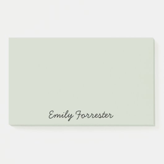 Minimalistische Berufliche einfache Post-it-Hinwei Post-it Klebezettel (Vorderseite)