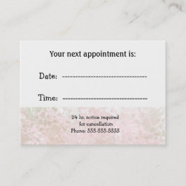 Minimalistische Berufliche Ernennung Terminkarte