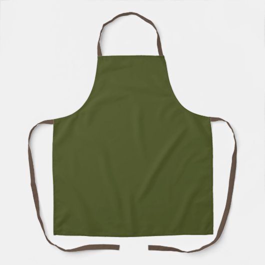 Minimalistische Berufliche Farbe der Solid Army Gr Schürze (Vorderseite)