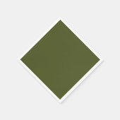 Minimalistische Berufliche Farbe der Solid Army Gr Serviette (Ecke)