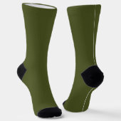 Minimalistische Berufliche Farbe der Solid Army Gr Socken (Gewinkelt)