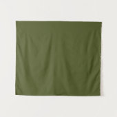 Minimalistische Berufliche Farbe der Solid Army Gr Wandteppich (Vorderseite (Horizontal))
