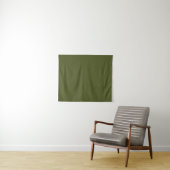 Minimalistische Berufliche Farbe der Solid Army Gr Wandteppich (Beispiel (Horizontal))